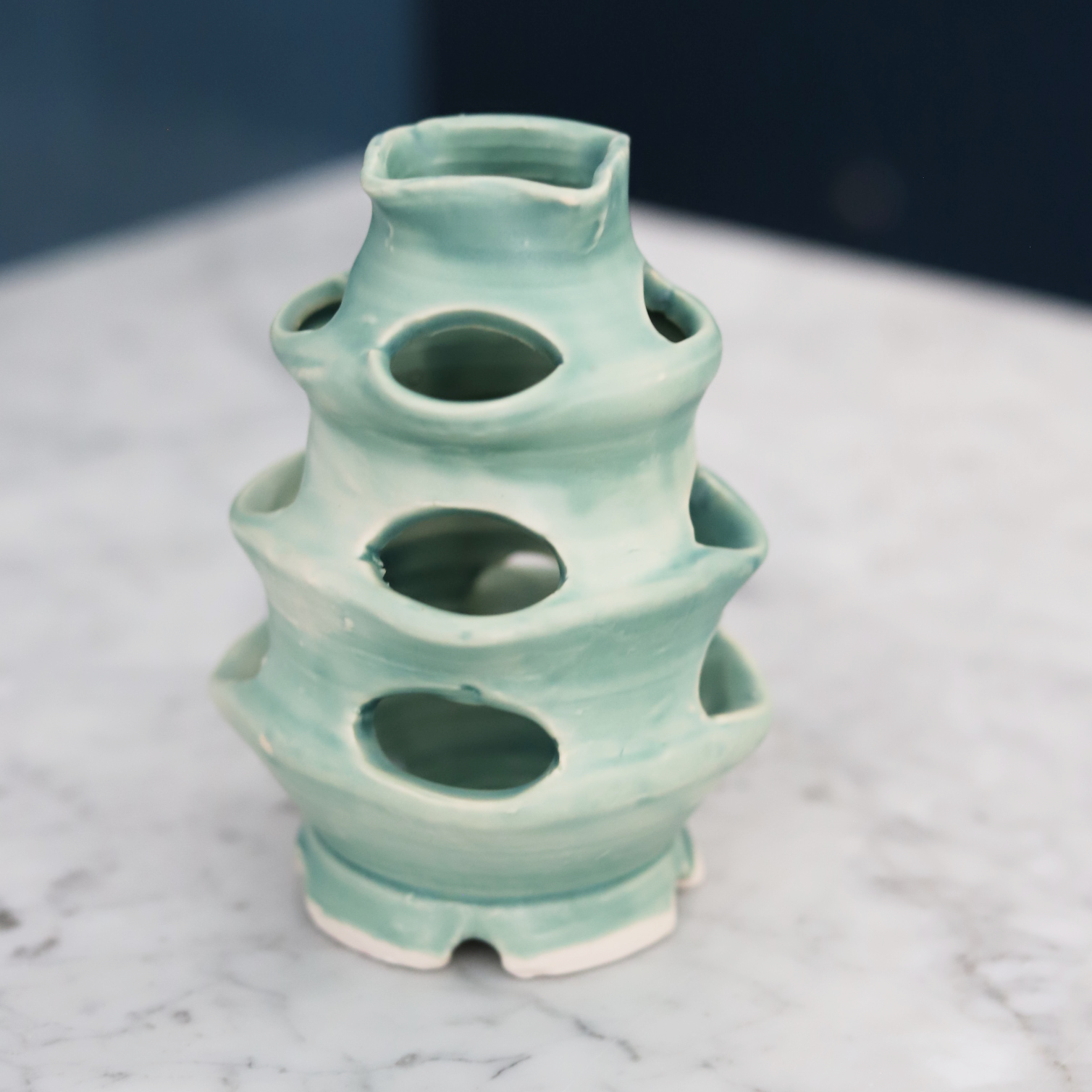 Jade Pagoda Vase