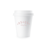Campbell Motif Paper Cup | 12 oz with Lid