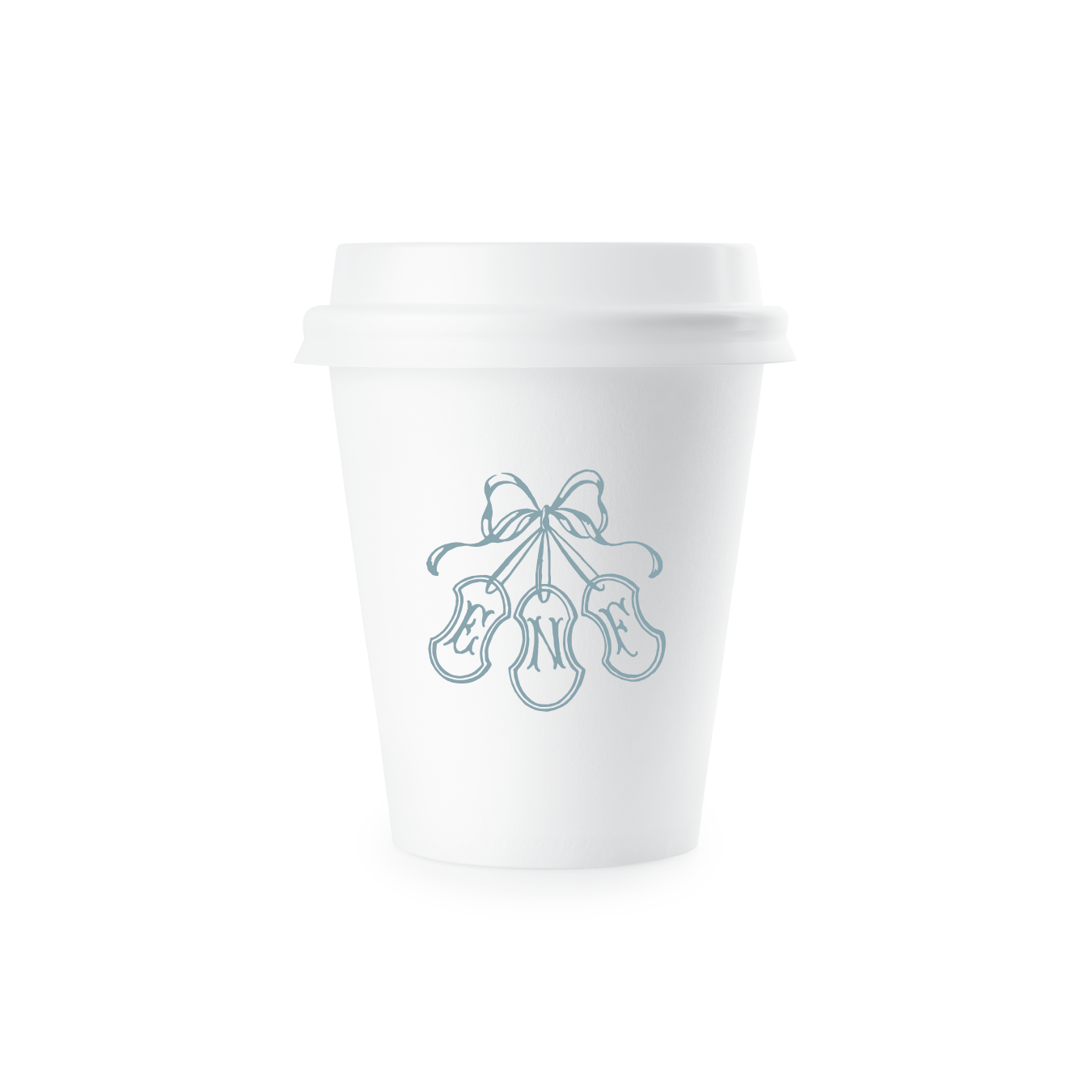 Sutton Motif Paper Cup | 12 oz with Lid