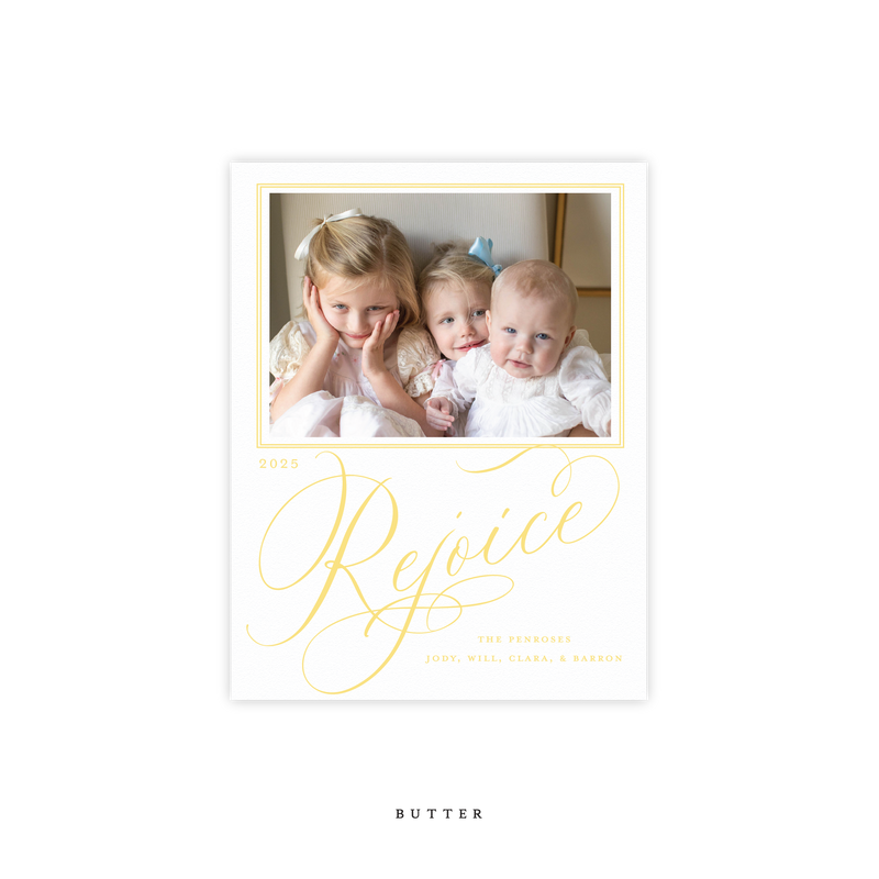 Penrose Letterpress Small Holiday Card