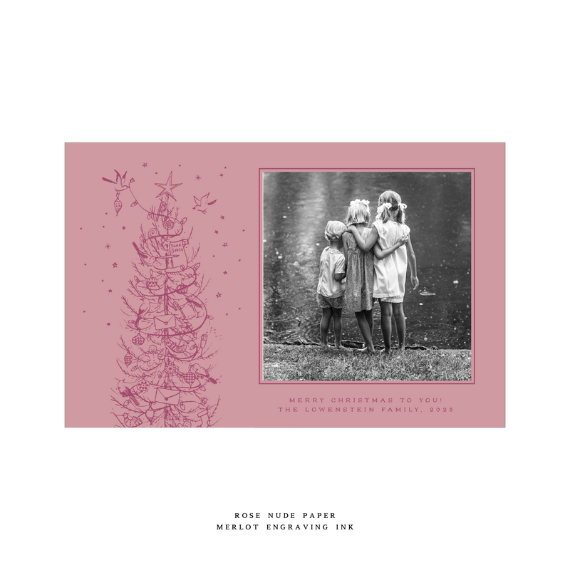 Pierre Letterpress Large Holiday Card