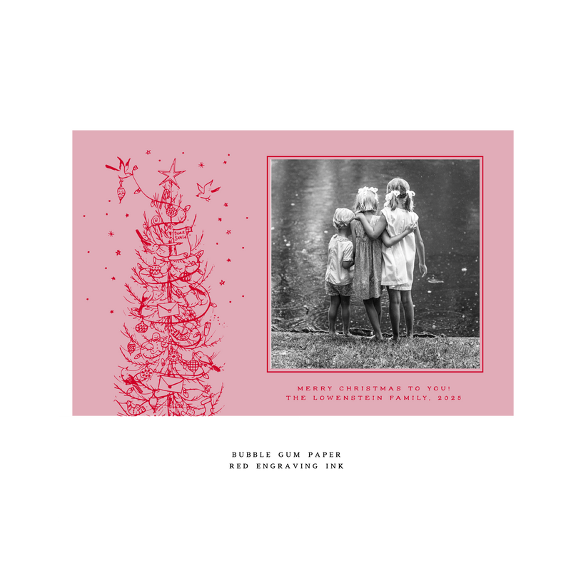Pierre Letterpress Large Holiday Card