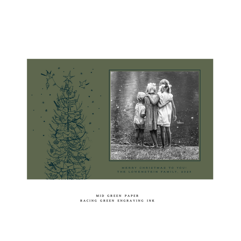 Pierre Letterpress Large Holiday Card