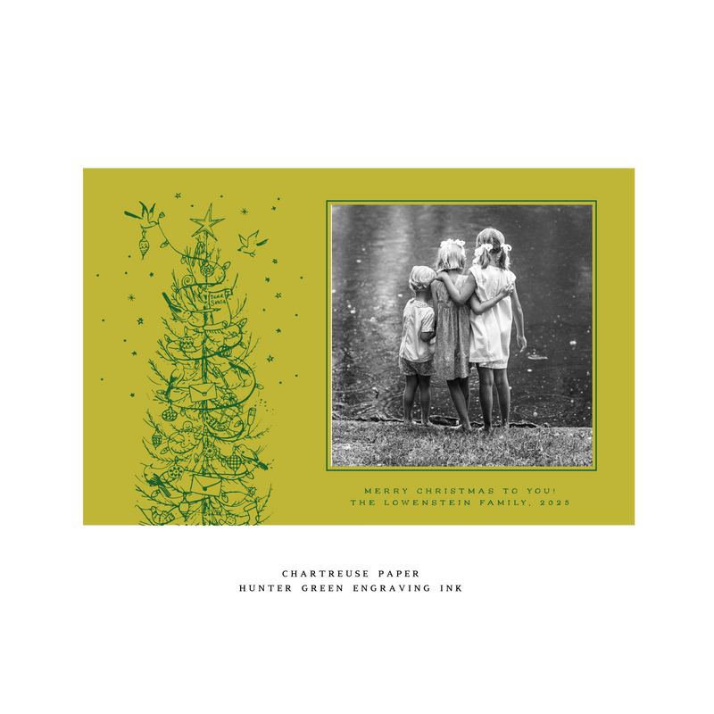 Pierre Letterpress Large Holiday Card