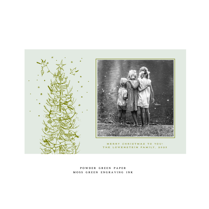 Pierre Letterpress Large Holiday Card