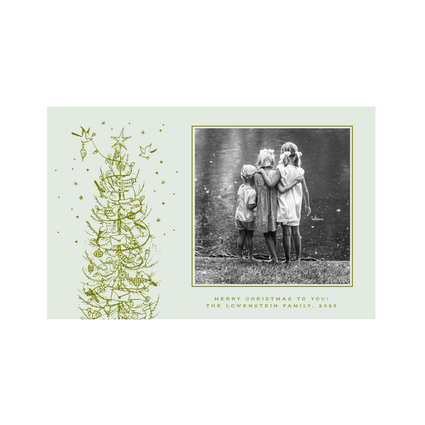 Pierre Letterpress Large Holiday Card
