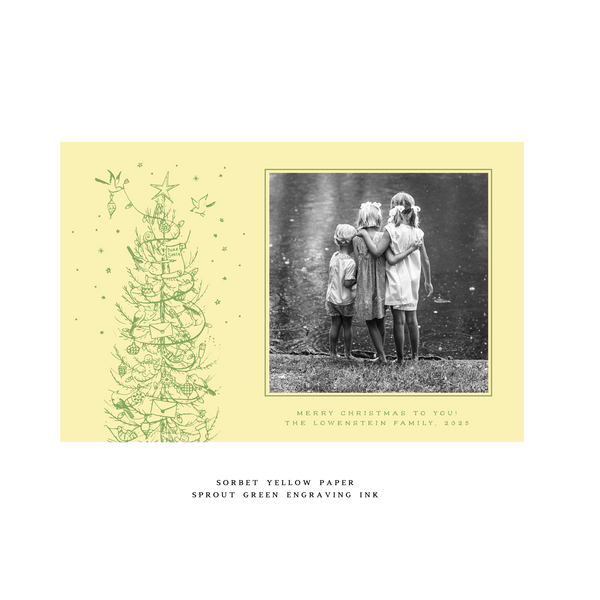 Pierre Letterpress Large Holiday Card