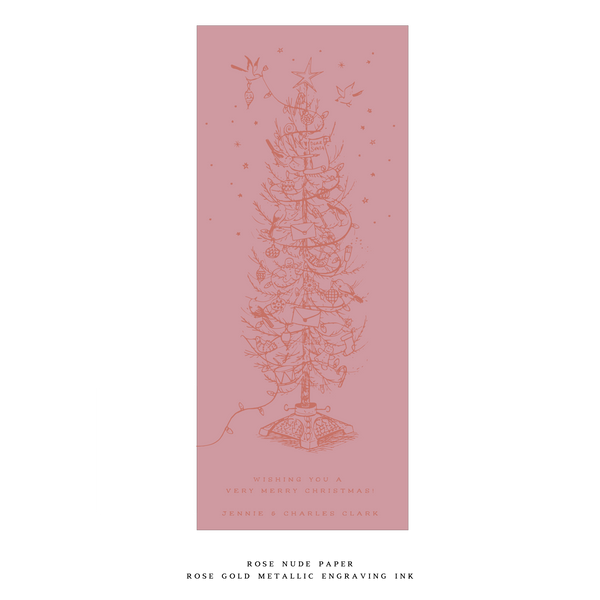 Pierre Engraved Large Holiday Card (No Photo)