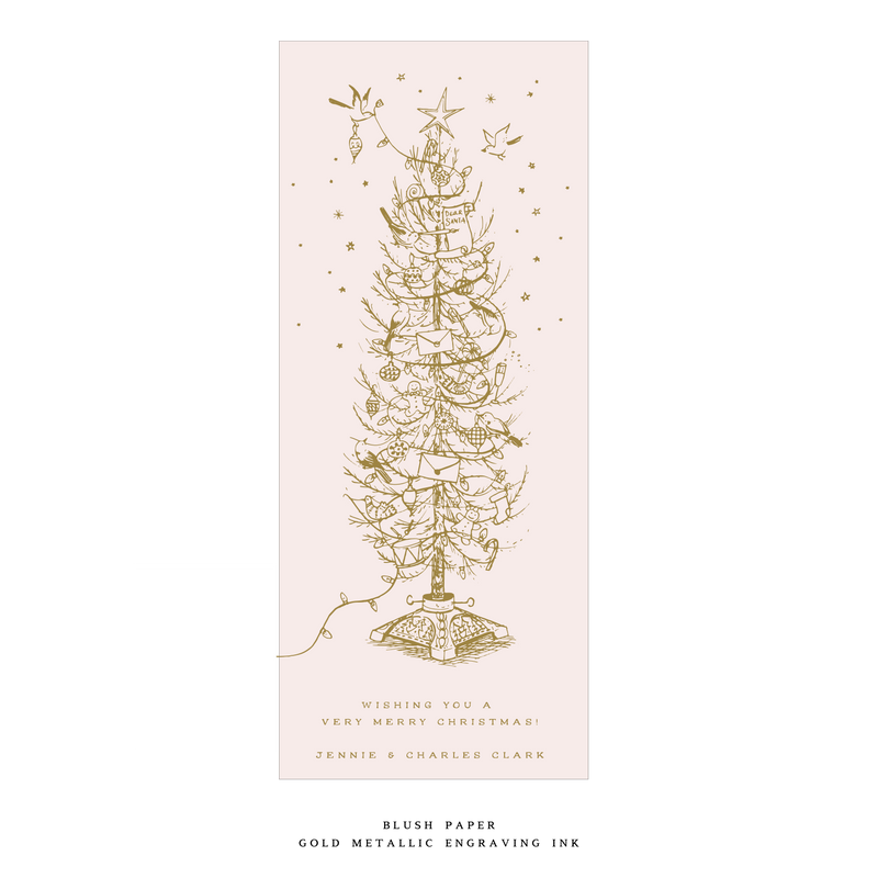 Pierre Engraved Large Holiday Card (No Photo)