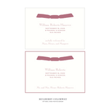 Camden Ribbon Birth Announcement