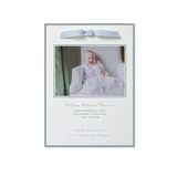 Camden Ribbon Photo Birth Announcement