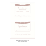 Campbell Layered Birth Announcement