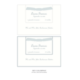 Campbell Layered Birth Announcement