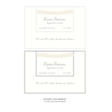 Campbell Layered Birth Announcement