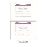 Campbell Layered Birth Announcement