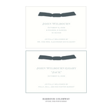Heath Ribbon Birth Announcement