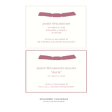 Heath Ribbon Birth Announcement