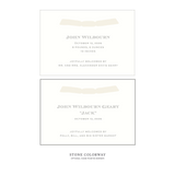 Heath Ribbon Birth Announcement
