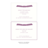 Heath Ribbon Birth Announcement