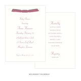 Mayfair Ribbon Baby Shower Invitation