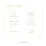 Mayfair Ribbon Baby Shower Invitation