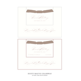 Primrose Layered Birth Announcement