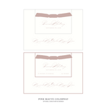 Primrose Layered Birth Announcement