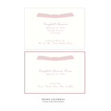 Surrey Ribbon Birth Announcement