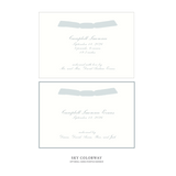 Surrey Ribbon Birth Announcement