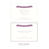 Surrey Ribbon Birth Announcement