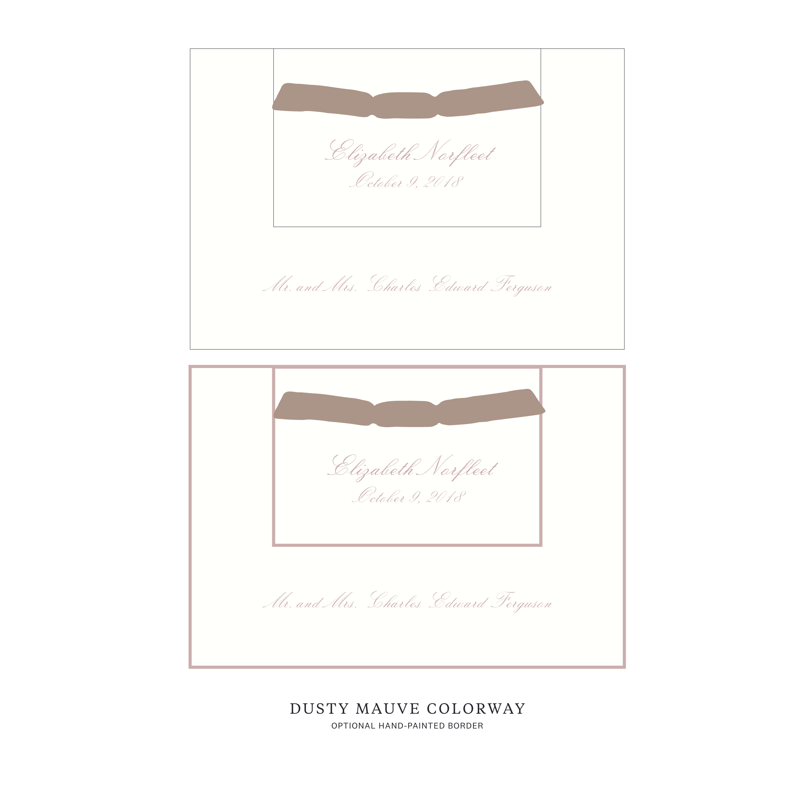 Sutton Layered Birth Announcement