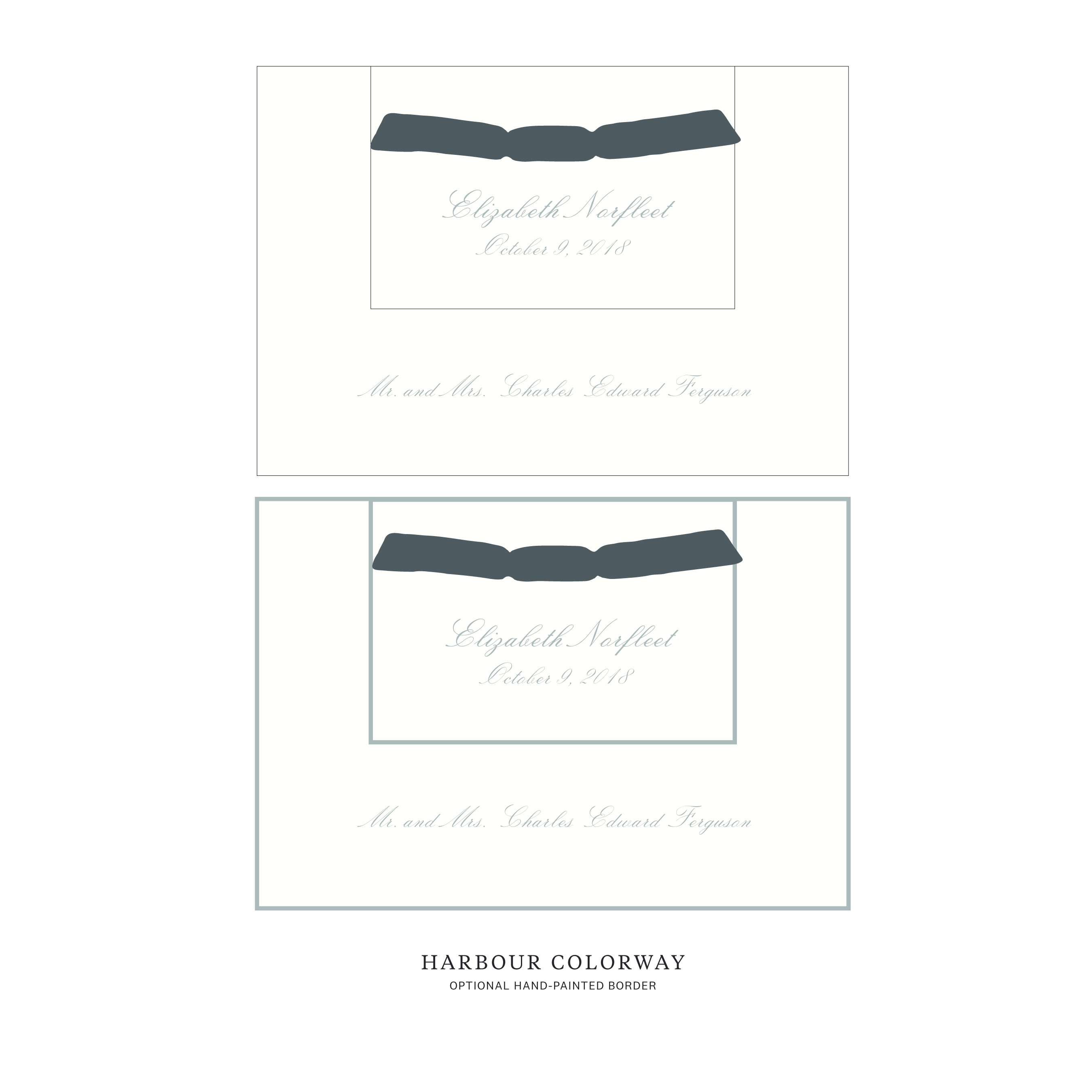 Sutton Layered Birth Announcement