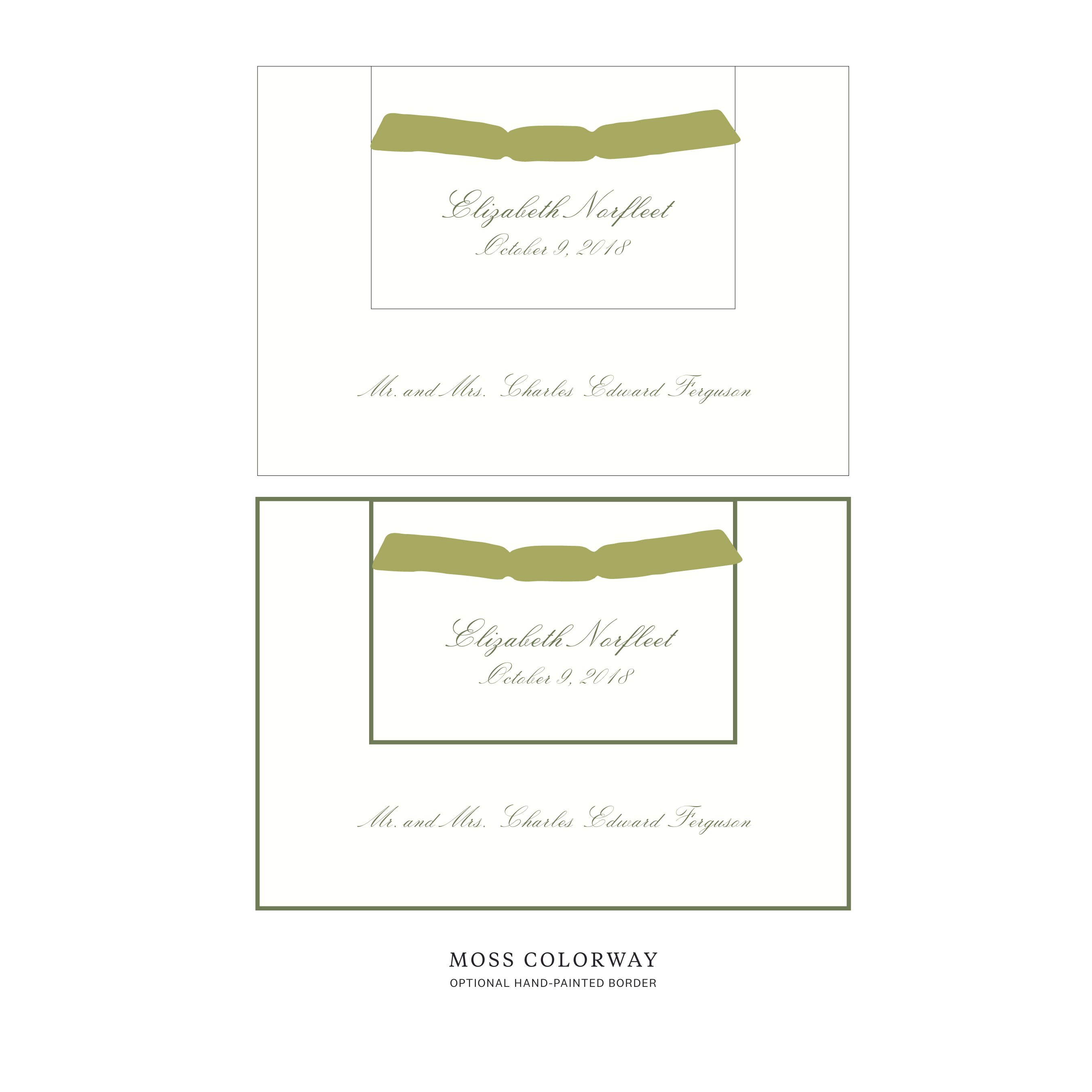 Sutton Layered Birth Announcement