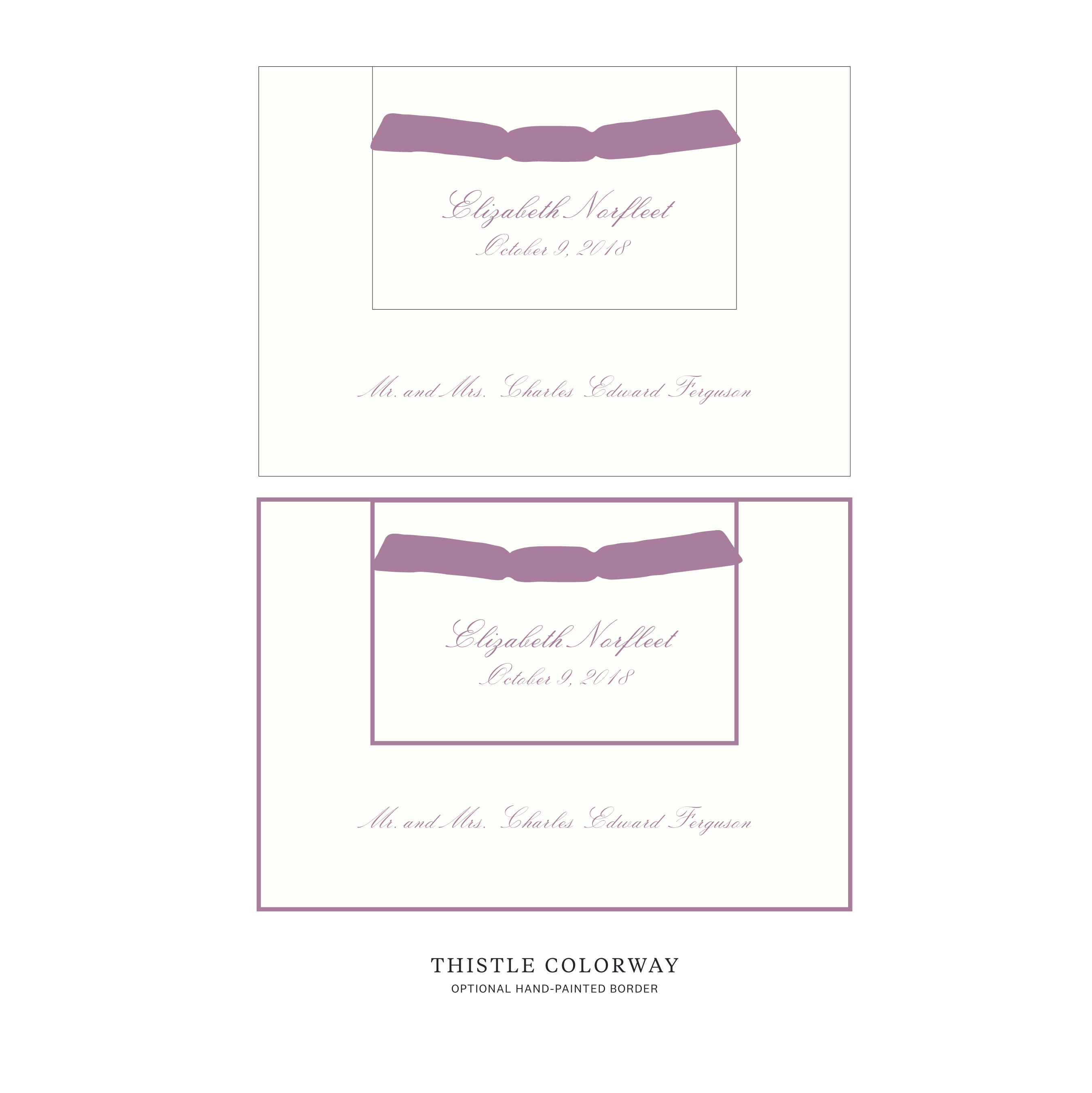Sutton Layered Birth Announcement