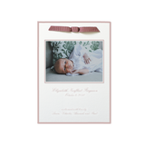 Sutton Ribbon Photo Birth Announcement