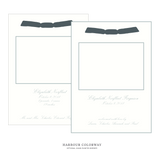 Sutton Ribbon Photo Birth Announcement