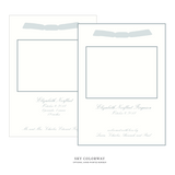 Sutton Ribbon Photo Birth Announcement