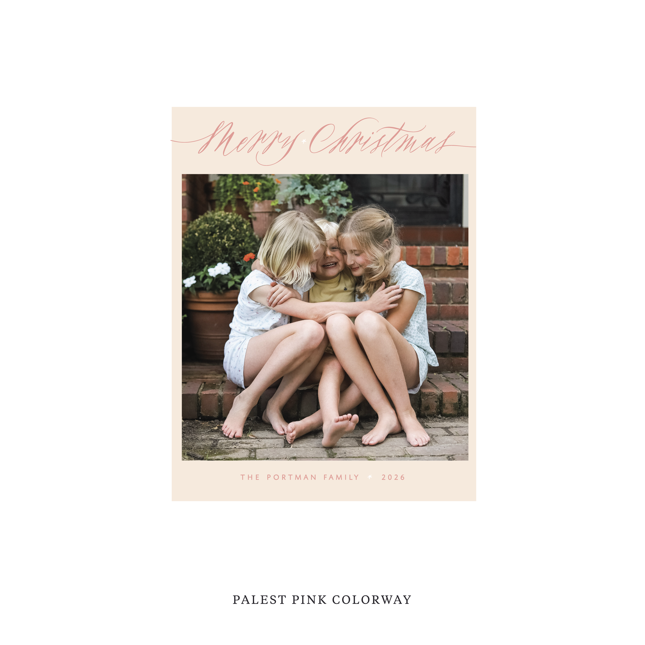 Portman Classic Flat Print Holiday Card, Small