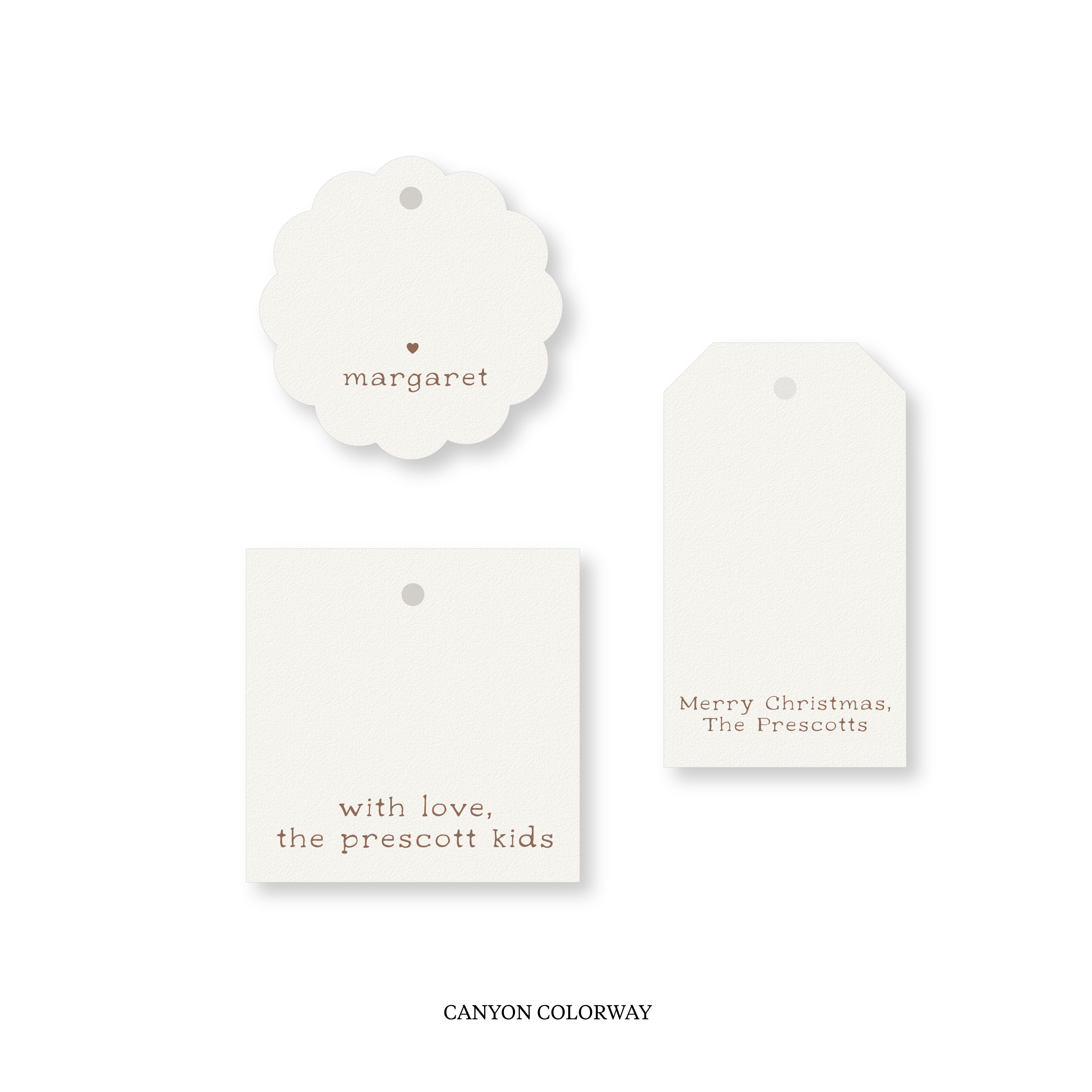 Prescott Classic Printed Tag