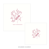 Primrose Motif Cocktail Napkin