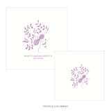 Primrose Motif Cocktail Napkin