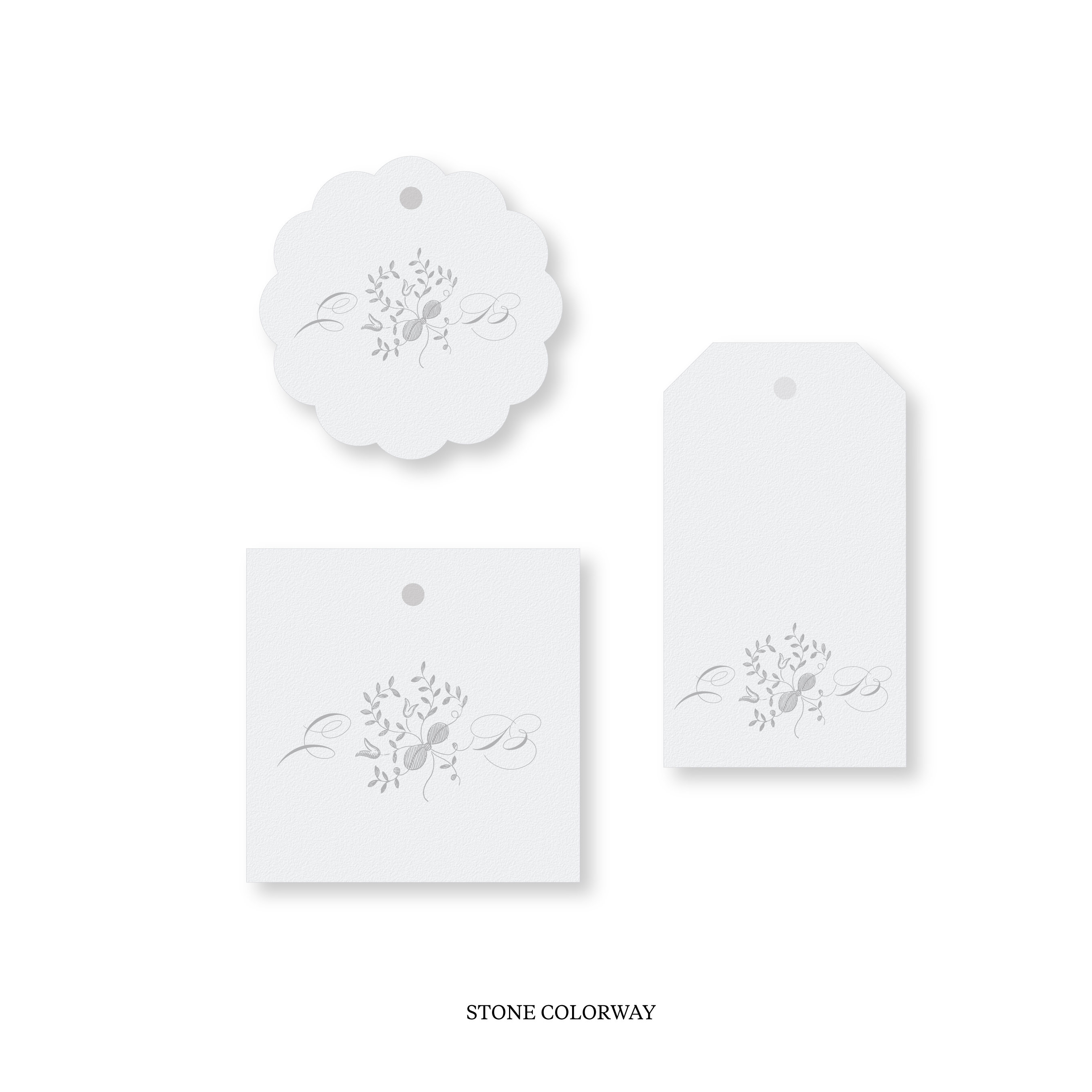 Primrose Motif Classic Printed Tag