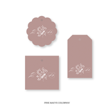 Primrose Motif Classic Printed Tag