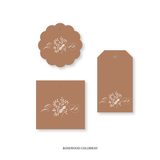 Primrose Motif Classic Printed Tag