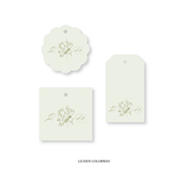 Primrose Motif Classic Printed Tag