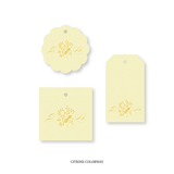 Primrose Motif Classic Printed Tag