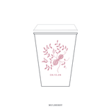 Primrose Motif Paper Cup | 12 oz with Lid