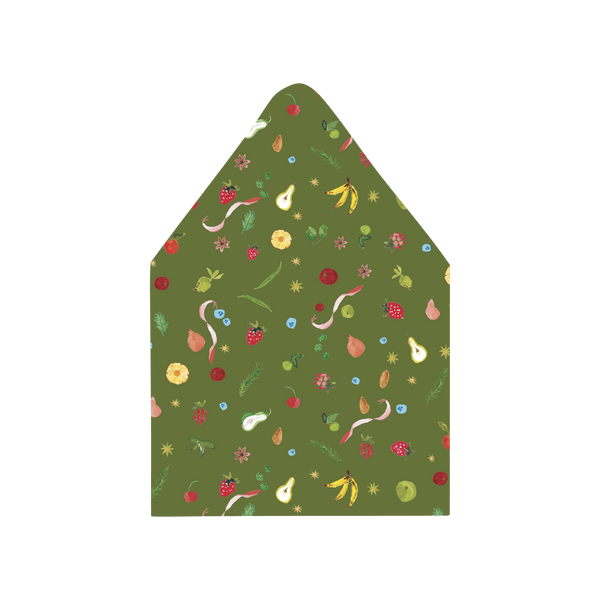 The Melba Olive Envelope Liner