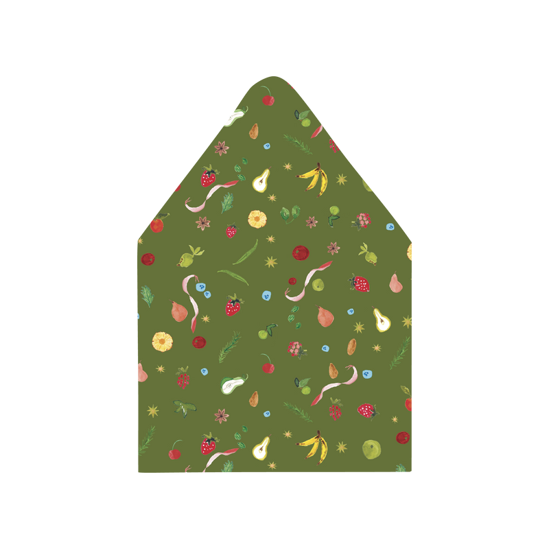 The Melba Olive Envelope Liner