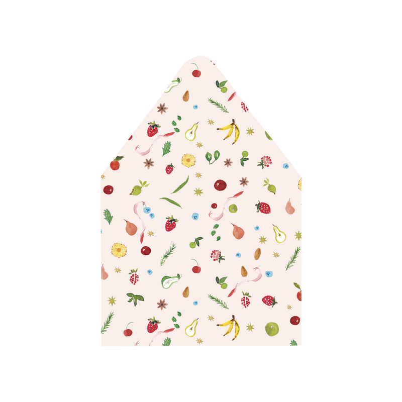 Melba Medium Horizontal Classic Printed Holiday Card